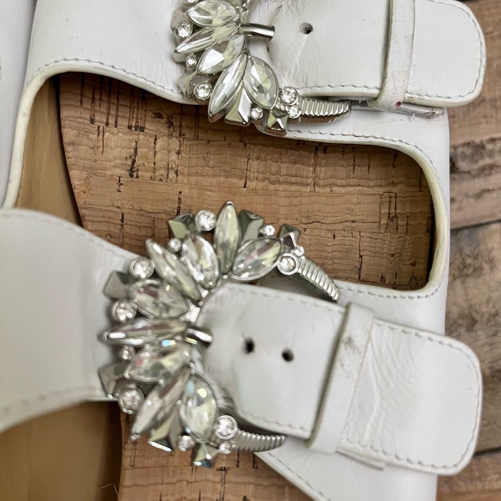 Michael Kors Platform Slides With White Straps An… - image 6